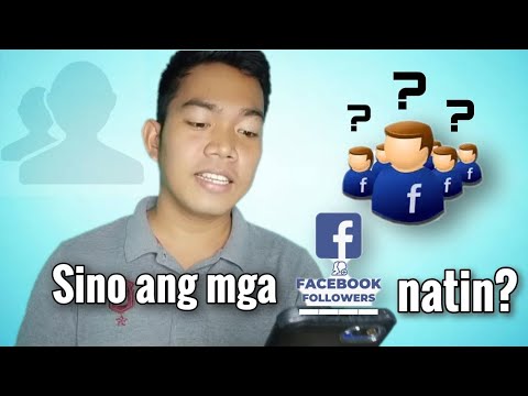 PAANO MALALAMAN KUNG SINO ANG MGA FOLLOWERS MO SA FACEBOOK? - YouTube