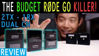 Comica Boom XD Review | Dual Channel Stereo | Budget RØDE GO Killer | Full Wireless Lav Kit