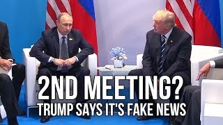 Trump and Putin said to have held undisclosed meeting at G20 but Trump says it's 'fake news'