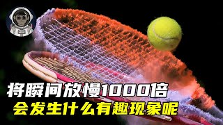 将一瞬间放慢1000倍，会发生什么有趣的现象