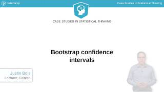 Python Tutorial : Bootstrap confidence intervals