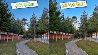 Samsung Galaxy S22 Ultra vs iPhone 13 Pro Max Camera Test