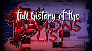 The Full History of the Geometry Dash Demons List