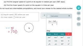 Angular & Linear Speed Part 2
