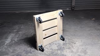 【DIY】Tried to make wooden trolley 木材で台車を作ってみた