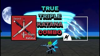 blox fruits true triple katana combo/ブロックスフルーツ真トリプル刀コンボ#bloxfruitscombo #bloxfruits #ブロックスフルーツ