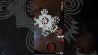 Karthigai deepam special simple padi kolam design🍀🍀🍀🍀🍀