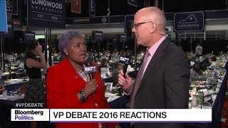Brazile: Kaine Was Fantastic, Pence Ran Away From Trump