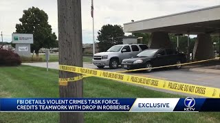 FBI Details Violent Crimes Task Force, Credits teamwork With Drop In Robberies