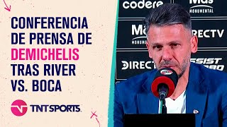 EN VIVO: Martín Demichelis habla en conferencia de prensa tras el Superclásico River vs. Boca