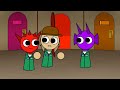 squid game but they re sprunki cartoon animation