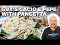 Guy Fieri's Cacio e Pepe with Crispy Pancetta | Guy's Big Bite | Food Network