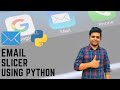 Email slicer using python| Python project | Learn python