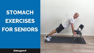 Stomach Exercises for Seniors, exercises for the elderly, core strengthening, ab