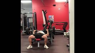 315lb x 10 bench press December 2019