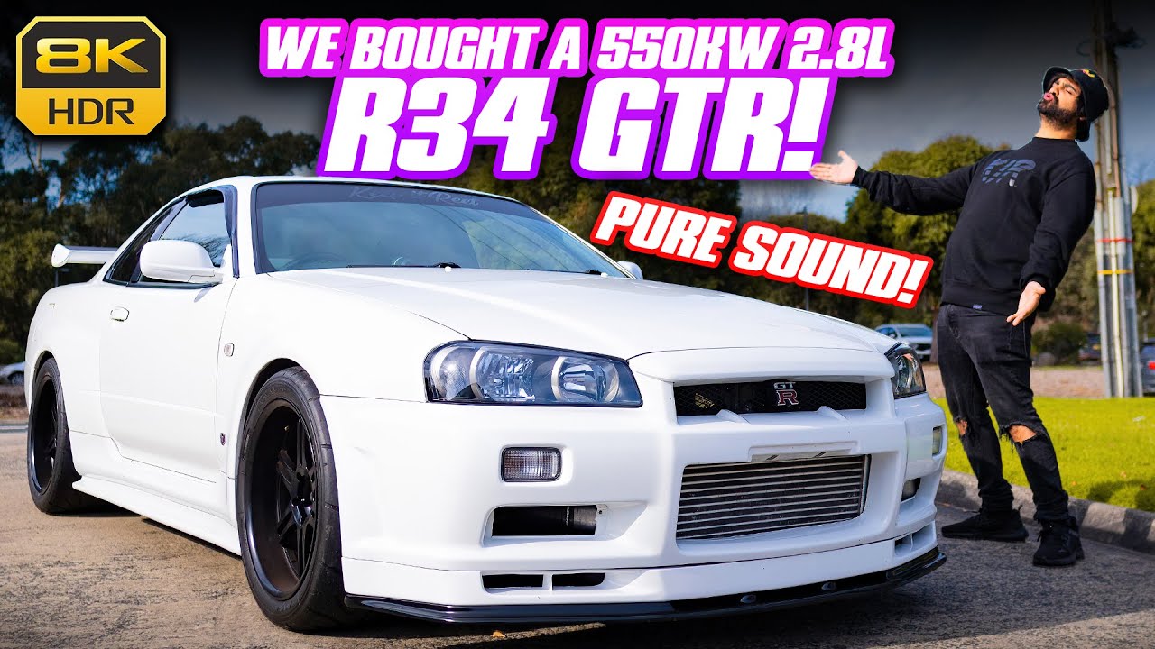 We Bought A 550KW 2.8L R34 GTR! Big Turbo Sound With HKS Godzilla ...