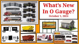 Exciting New O Gauge Releases - October 1, 2024 - Menards Blackbonnet Starter Sets And More!