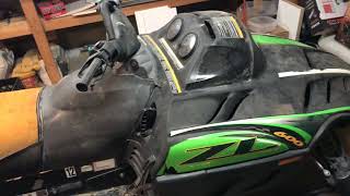 Bought This 2000 Arctic Cat ZL 600cc for $100???