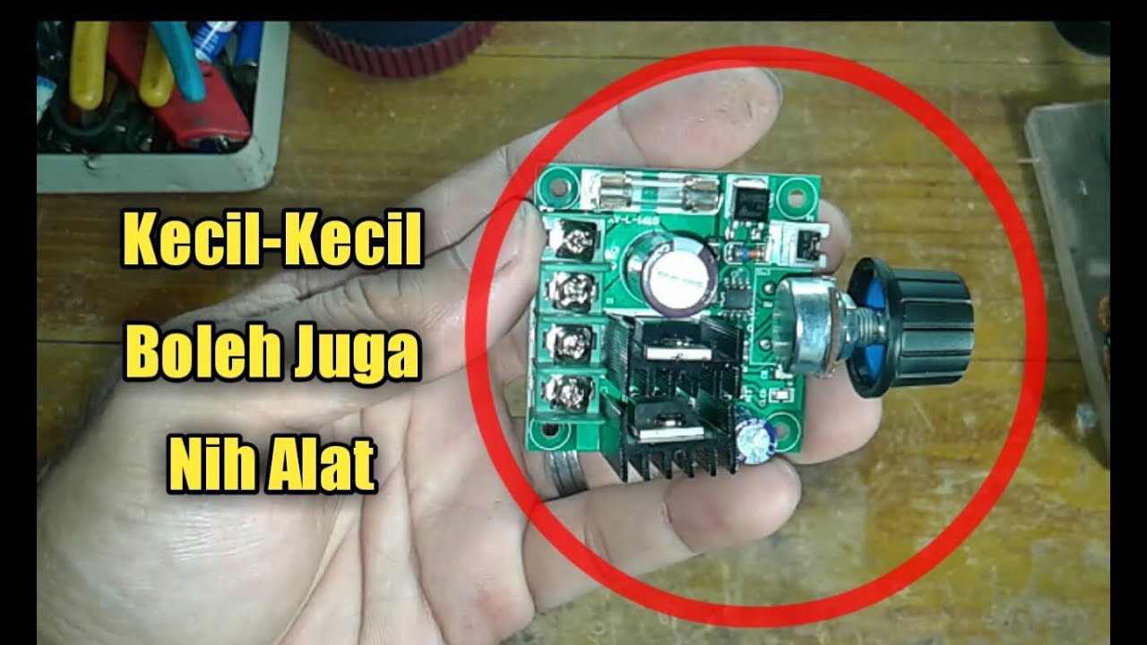 Merakit Alat Pengatur Kecepatan Motor DC - YouTube