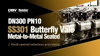 DN300 PN10 SS310S High Temperature Butterfly Valve – Metal-to-Metal Seated #valve #factory