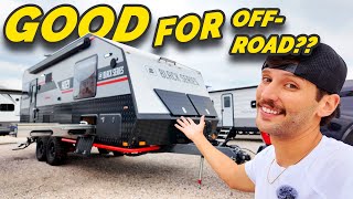 A lot to see in this RUGGED travel trailer RV! 2024 Black Series HQ21