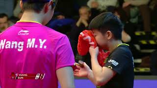 WANG Manyu 王曼昱 vs SUN Yingsha 孫穎莎 | Full Match | Hungarian Open 2018 | Women's Singles | Final