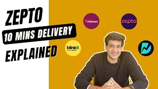 Zepto Business Model Explained | Zepto Case Study | 10 minute delivery model India | Blinkit