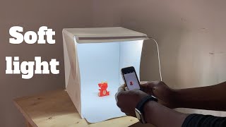 Portable light box for photographing products