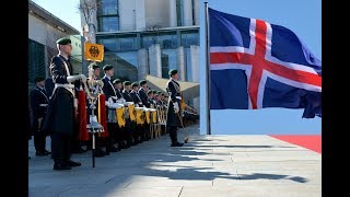 Ehrenkompanie - Islands Premierministerin - Militärische Ehren