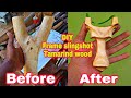 DIY Frame Slingshot Tamarind wood - Cara Membuat Ketapel Ikan Kayu Asam Jawa || Cak Dien