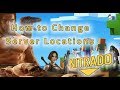 Support Tutorials: 9  How to Change Server Locations
