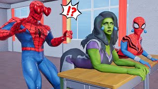 Hulk x Spider Man Love in Granny Hopital | Funny Horror Animation