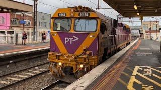 V/Line N Class Locomotive Light Engine at Newport