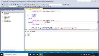 54.STRING_SPLIT() FUNCTION IN SQL