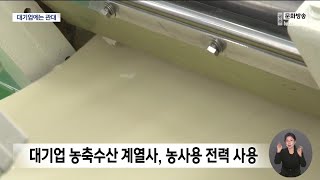 수십억씩 혜택 본 대기업들, '농사용 전력 제외'[목포MBC 뉴스투데이]