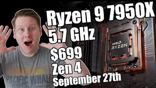 AMD Zen 4: Ryzen 7000 Series Revealed plus Performance!