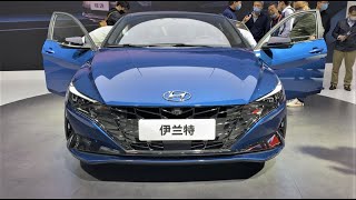 2021 Hyundai Elantra 240TGDi Walkaround—2020 Beijing Motor Show—2021款现代伊兰特，外观与内饰实拍