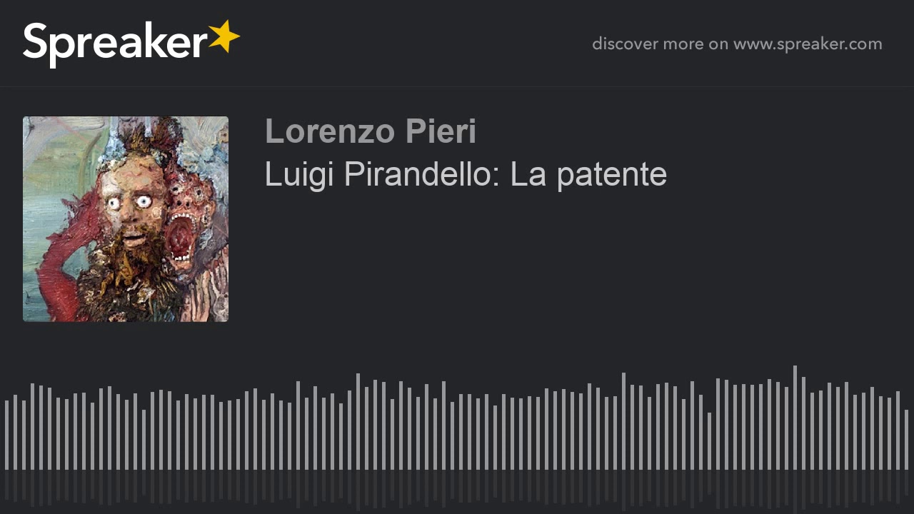 Luigi Pirandello: La Patente - YouTube