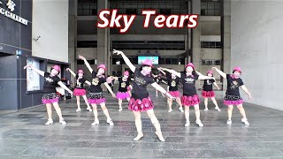 Sky Tears│Line Dance by Jennifer Jou│Demo & Walk Through║天空之淚│排舞│含導跳║4K