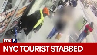 NYC tourist stabbed outside Times Square gift shop