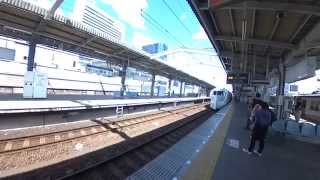 ショート動画・peachラピートと通常仕様ラピートの到着（堺駅）