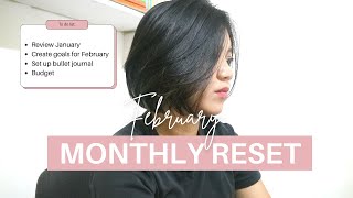 February 2024 Reset | plan with me, set up bujo, how I budget, and more!