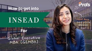 HOW TO GET INTO INSEAD FOR GLOBAL EXECUTIVE MBA