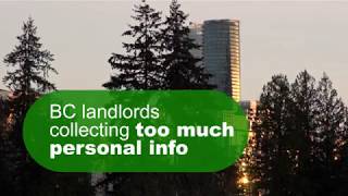 BC landlords asking for too much private info, says report