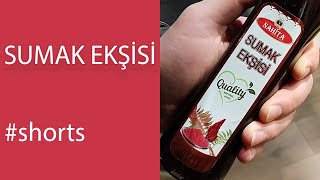 Sumak Ekşisi | Salatalar İçin Alternatif Bir Sos #shorts