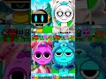 Compilation INCREDIBOX SPRUNKI Characters as White (Wenda) Fun Bot Pink (Pinki) Sky Blue (Sky)