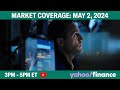 Stock market today: Stocks climb as Fed rate-hike fears fade, with Apple on deck | May 2, 2024