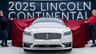 The Stunning 2025 Lincoln Continental: A Game-Changer in Luxury Cars