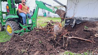 Digging Out a Root Cellar - Tractor Side Business