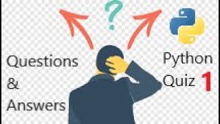 Python Quiz-1 | Multiple choice questions | Objective type questions | Test Your Python Knowledge